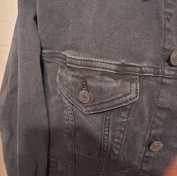 GAP Factory Jackets & Coats Mens Gap Black Denim Jacket Poshmark